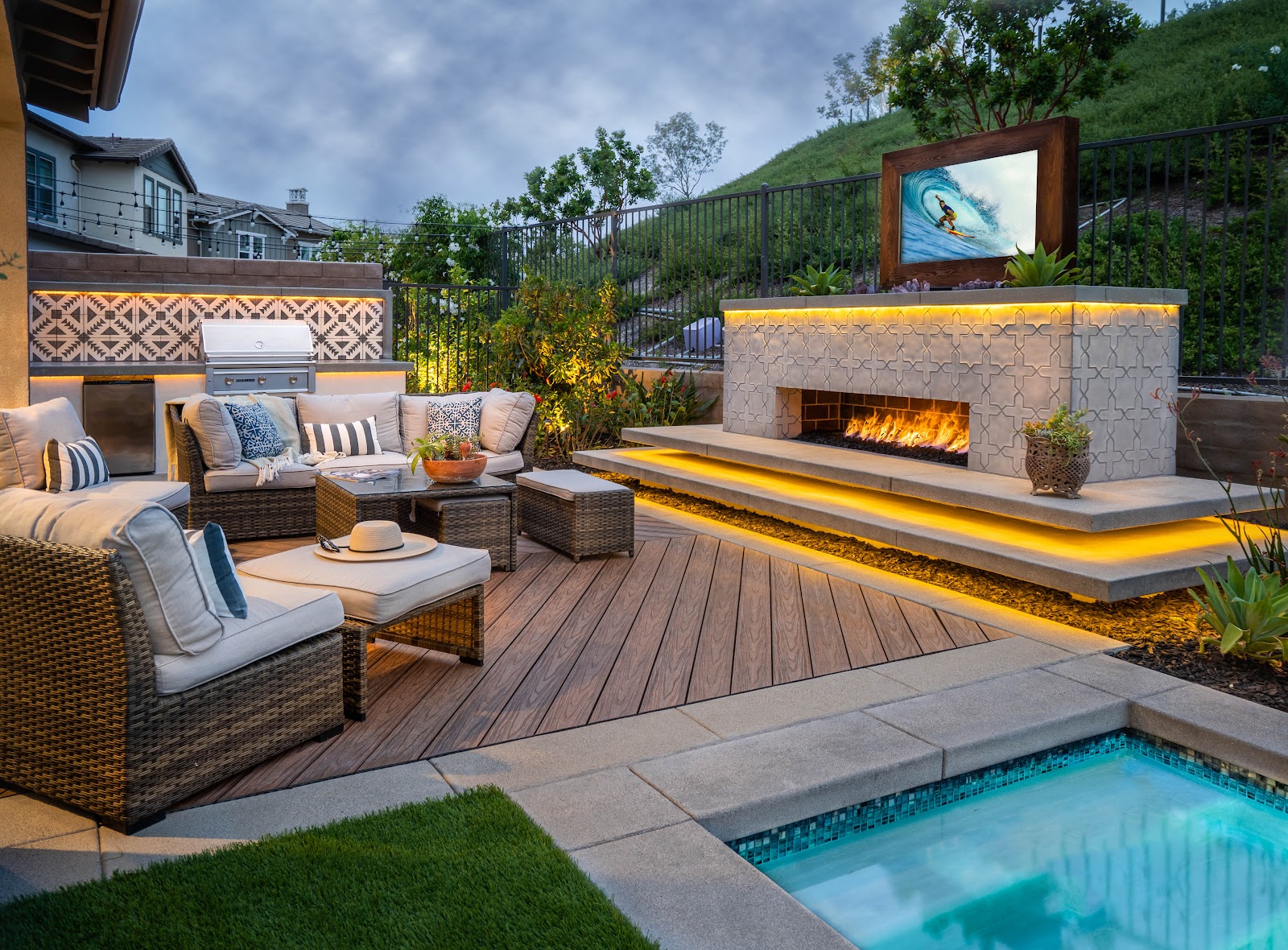 Pacific Palisades Lap Pool & Spa
